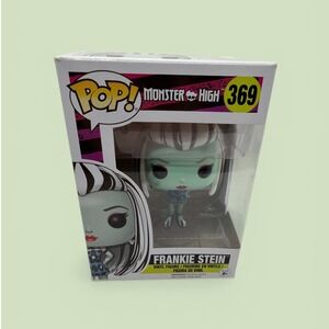 Funko Pop Monster High Frankie Stein 369 Vinyl Figure Mint Green Collectible